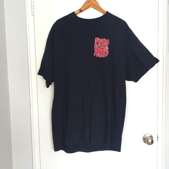 Paranoid print navy tee shirt XXL - Picture 1 of 2